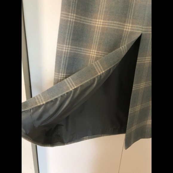 Jones New York 100%Pure Wool Skirt size 12  Pencil Plaid Maxi Workwear casual - Picture 3 of 10